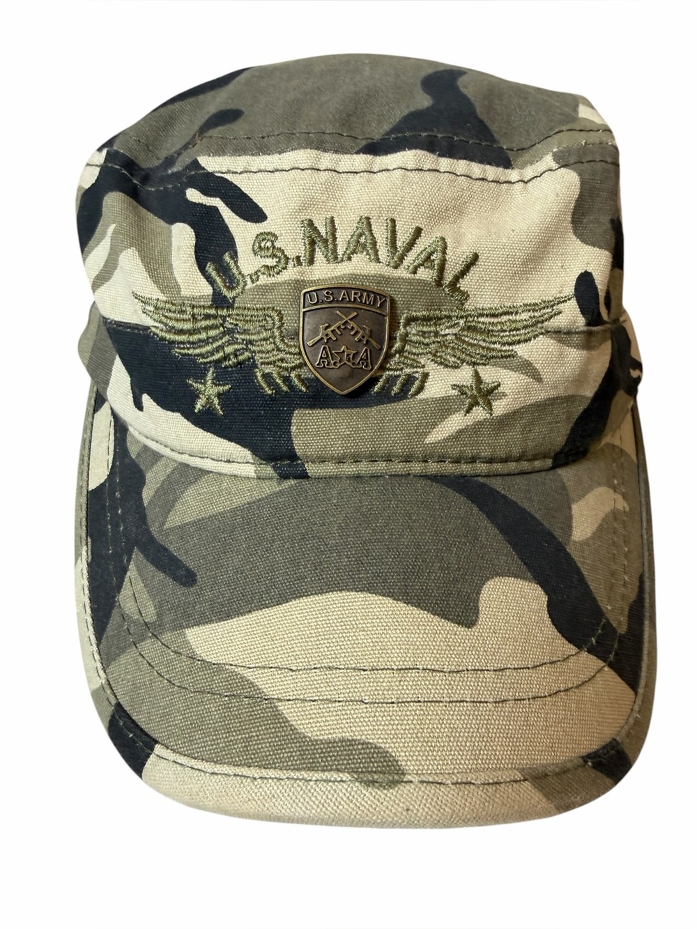 U.S. Naval Camouflage Military-Style Cap